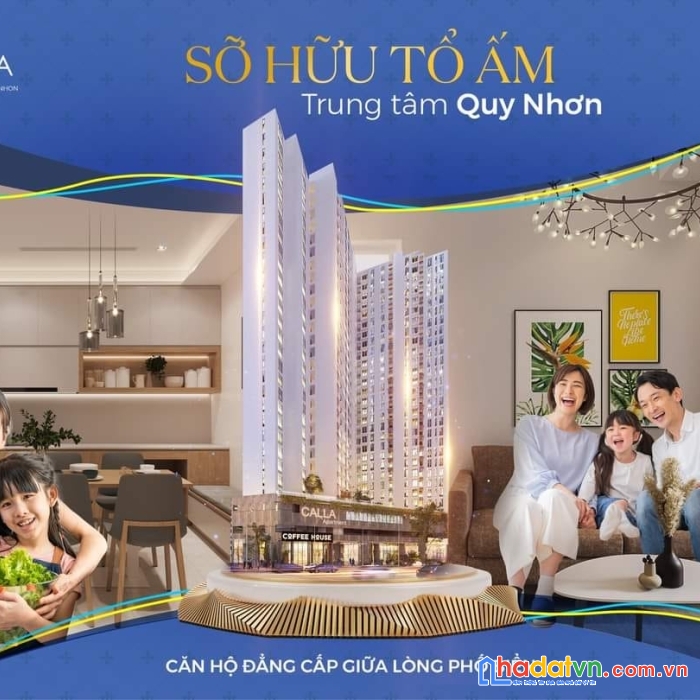 Chính thức mở bán căn hộ 3 sao calla aparment … căn hộ có sân vườn đầu tiên tại tp . quy nhơn