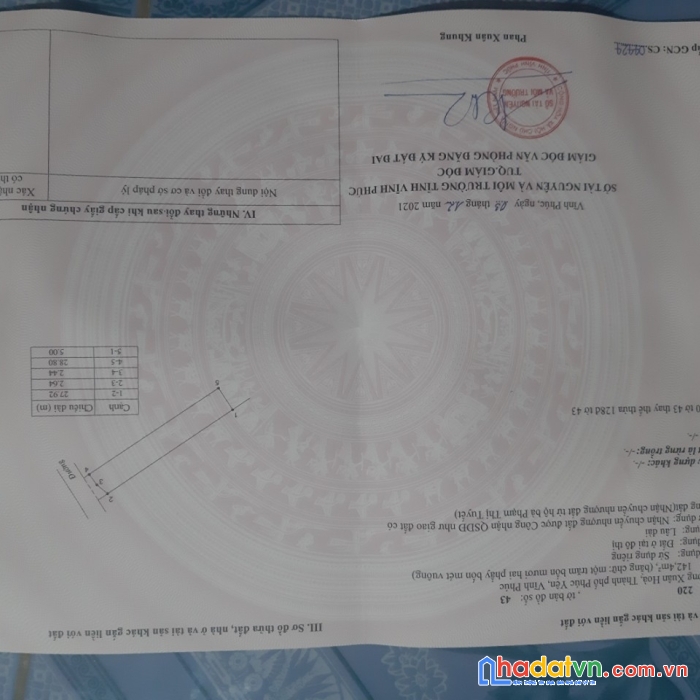 Bán đất đường lê quý đôn – xuân hòa – phúc yên 11.xtr/m2
