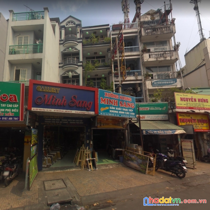 Mt 243-245 trần phú, p9,q5, 7,2x24m, hầm 4 lầu thang máy