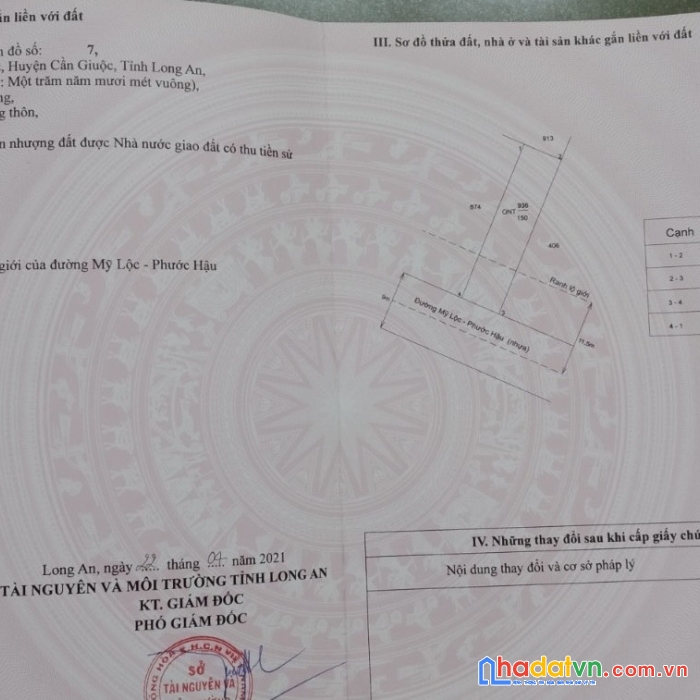 Sở hữu ngay lô đất đẹp - vị trí đẹp tại ấp lộc hậu, xã mỹ lộc, cần giuộc - long an
