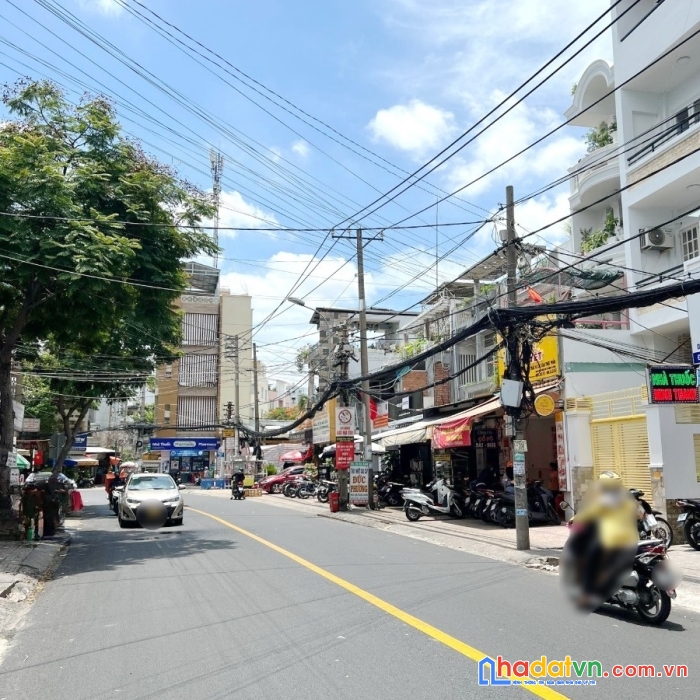 Nhà bán mặt tiền kinh doanh dạ nam 6.4x20m nở hậu p2 q8 150m đất