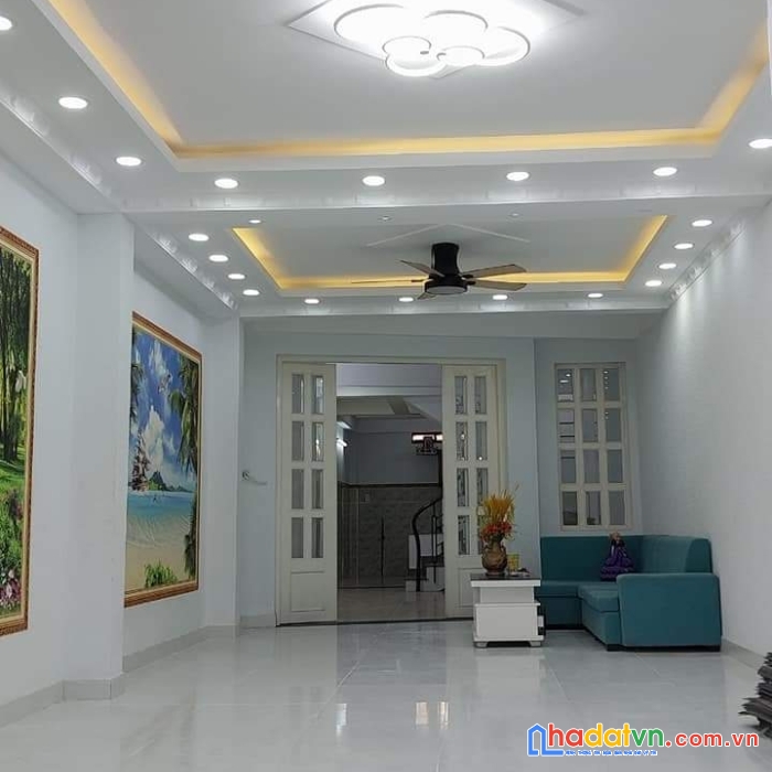 Nhà mặt tiền trần quang cơ quận 12 5 lầu 4 x 19 giá 4.3 tỷ