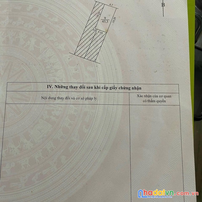 Bán đất định công hạ, hoàng mai, 46m, mặt tiền 4.7m, giá 2.3 tỷ.