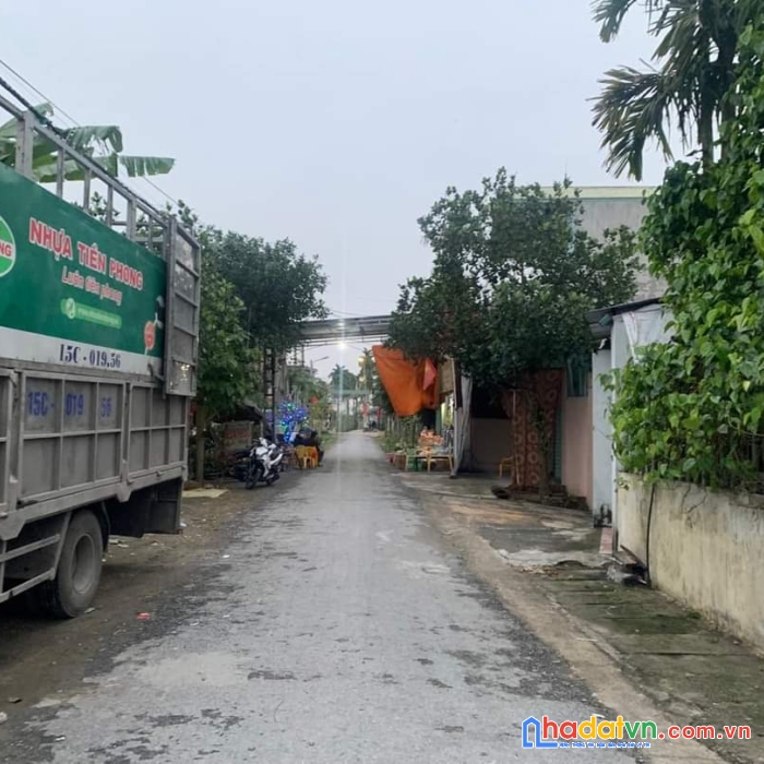 Lô đất mặt đường 81m2 tuyến 2 vọng hải, hưng đạo, dương kinh. giá 1,x tỷ