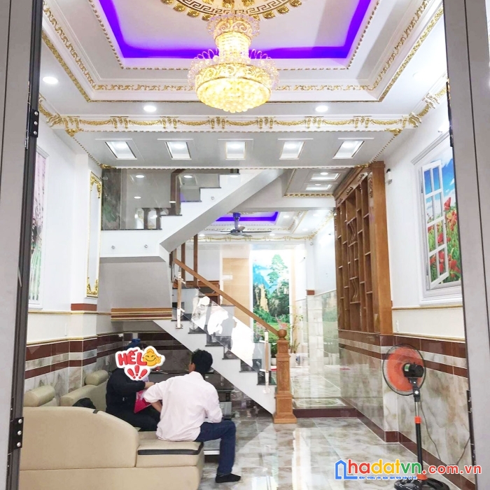 Q12.212. nhà hẻm như mặt tiền, gần chợ ngã 3 bầu q12, nhà đẹp 4 tầng ở ngay, nhỉnh 7 tỷ.