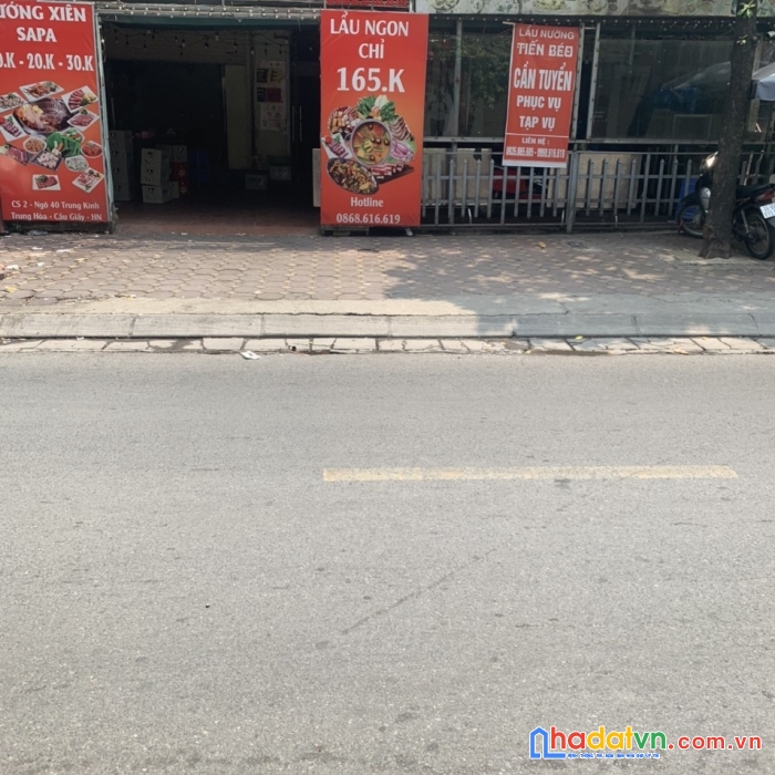 Chính chủ cho thuê mặt bằng bán cơm hoặc bún ,phở diện tích 135m tại 95-trung kính -cầu giấy - hà