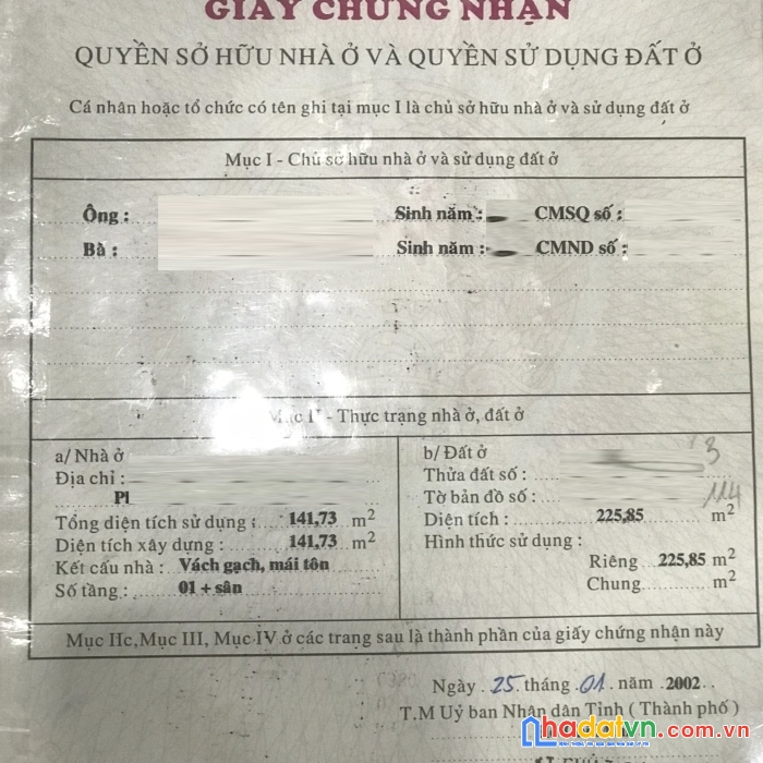 Bán đất tặng dãy phòng trọ ở gò vấp