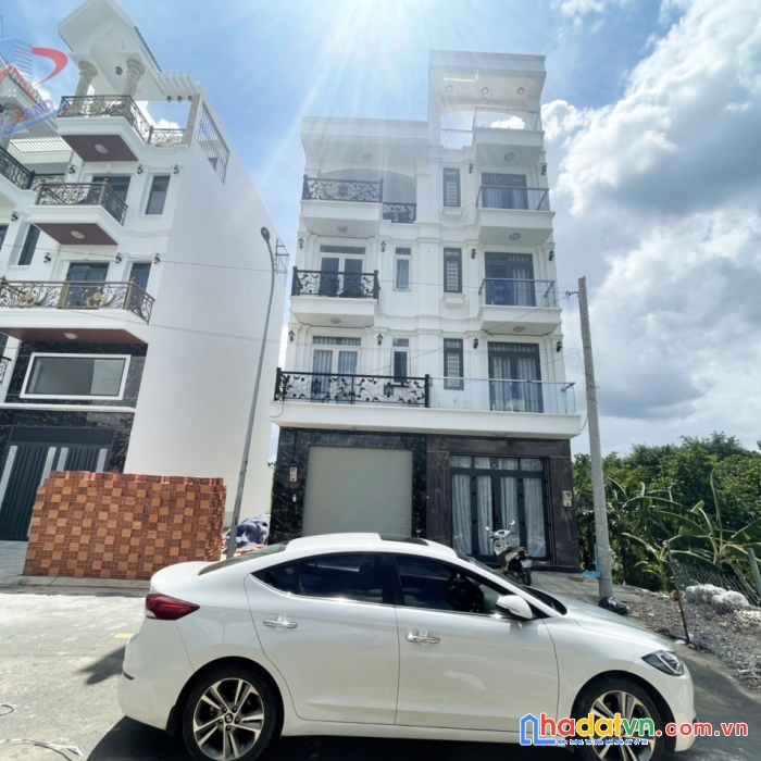 Q12.508.  ô tô vào nhà, gần chợ cầu gò vấp, khu dân trí, 4 tầng, 4 pn, nhỉnh 5.9 tỷ