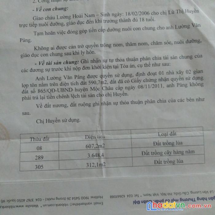 Đất nền 5197m2 mộc châu giá chỉ hơn 100k/m2