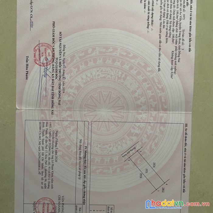 Chính chủ cần bán 2 nền đất vị trí đẹp tại đồng nai