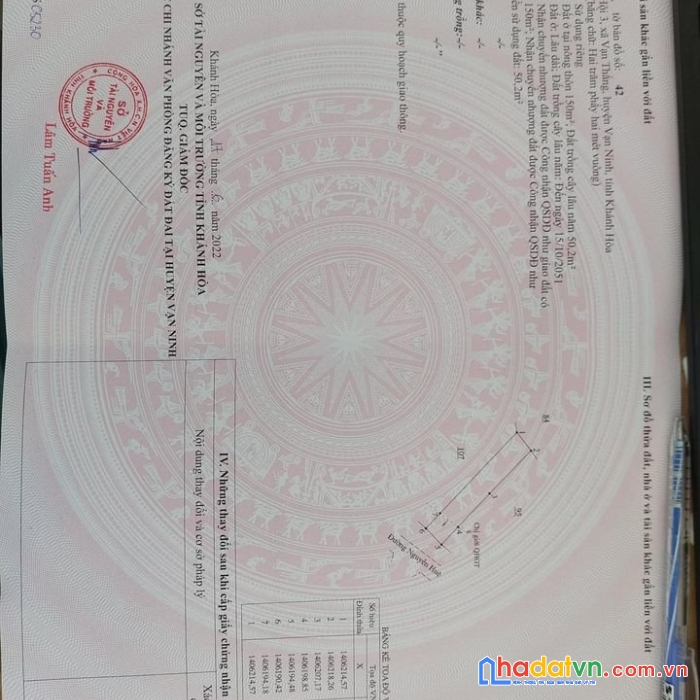 Sở hữu ngay lô đất đẹp vị trí đắc địa tại thôn phú hội 3, xã vạn thắng, huyện vạn ninh, khánh hòa