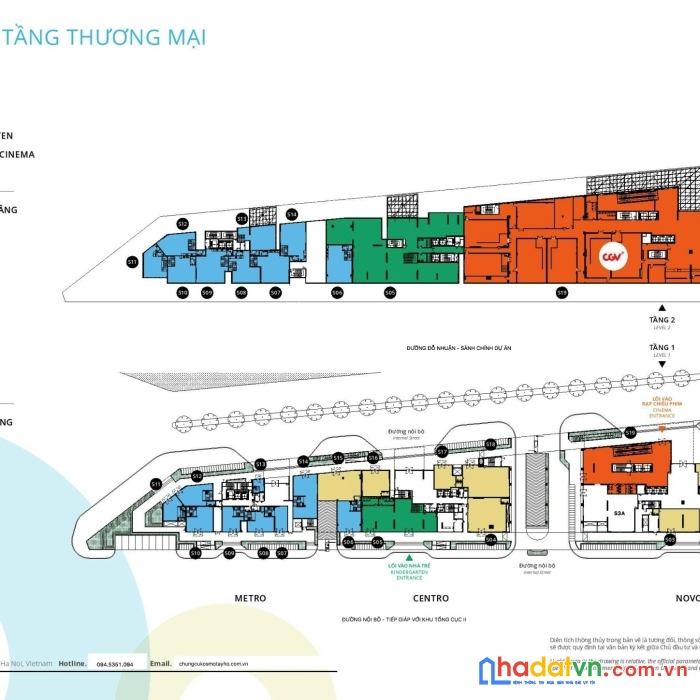 Chính chủ cần cho thuê shophouse khối đế toà nhà kosmo căn s10