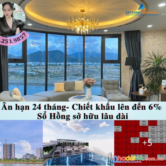 Bán căn hộ trung tâm thành phố biển 2pn dự án vina2 panorama quy nhơn