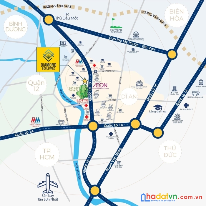 Chỉ với 252tr sở hữu ngay căn hộ trung tâm tp. thuận an liền kề aeon mall, hỗ trợ vay đến 70%