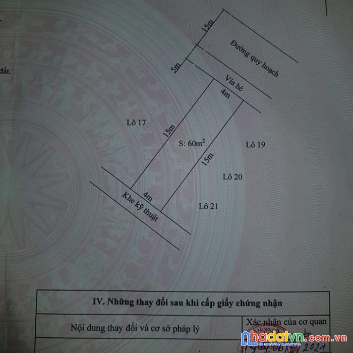 Chính chủ cần bán lô đất vị trí đẹp tại hải phòng