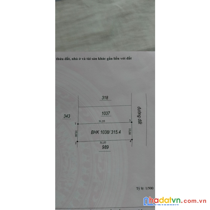 Cần bán lô đất mặt tiền vị trí gần ngay sát trung tâm tp. tây ninh