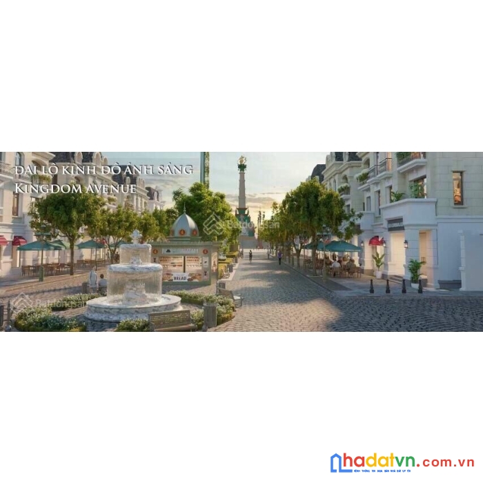 Bán cặp biệt thự song lập kinh đô ánh sáng, dt 150 - 200m2 vị trí đẹp cạnh tttm vincom