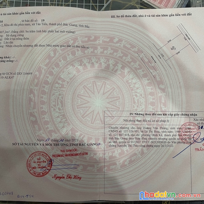Chính chủ cần bán gấp lô đất tiềm năng đầu tư lớn tại khu đô thị phía nam - tp bắc giang