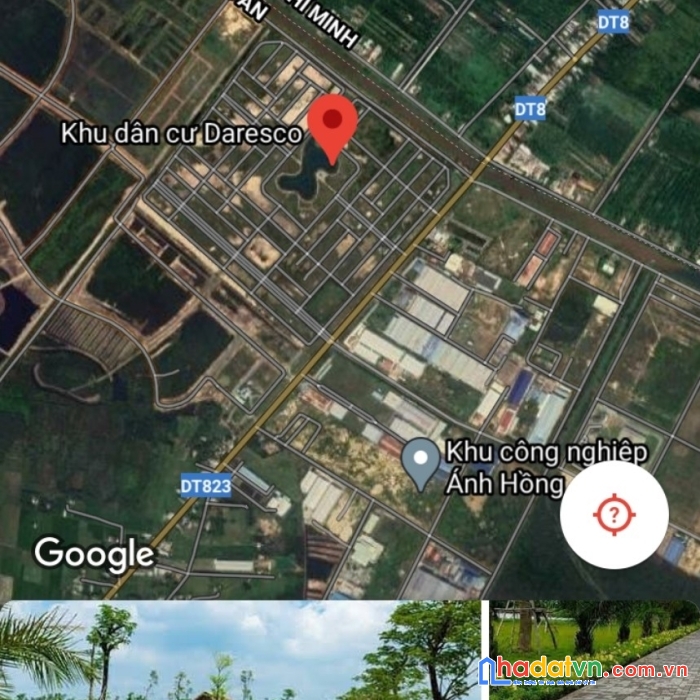 Ôm chủ. bán lô đất trong kdc daresco