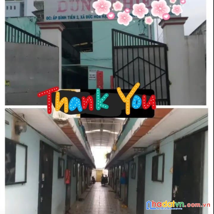 Bán dãy nhà trọ 20 phòng thu nhập trên 20tr/ tháng – đức hòa long an - chỉ nhỉnh 14tr/m2