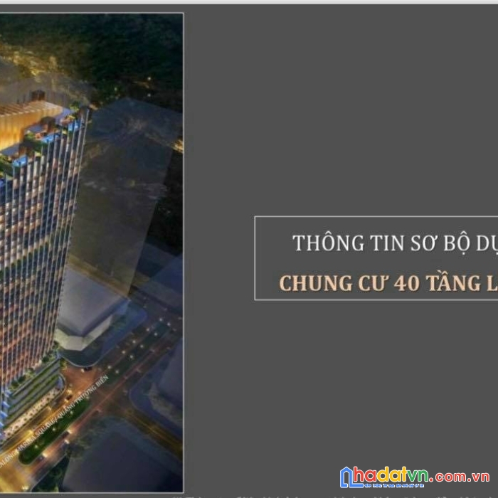 Chung cư bim 40 tầng