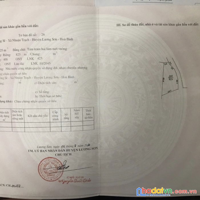 Bán gần 6000 m2 đất nhuận trạch - lương sơn - hoà bình
giá 21 tỷ - có thương lượng