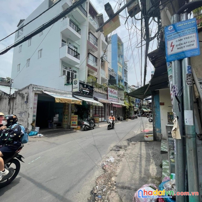 Bán nhà mặt tiền hẻm kinh doanh lý thường kiệt - tân bình, dt 5 x 22, 6 tầng giá 16.5 tỷ
