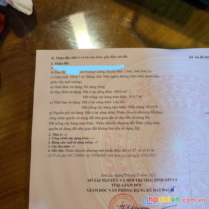 Bán đất mộc châu đón sóng cao tốc