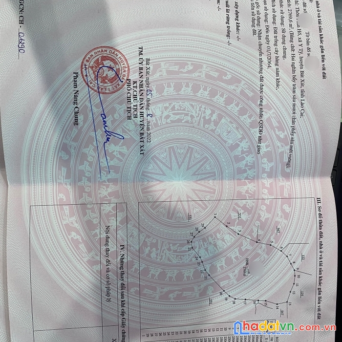 Mảnh đất khu vực phìn hồ xẫ y tý đã có sổ hồng, thanh khoản nhanh