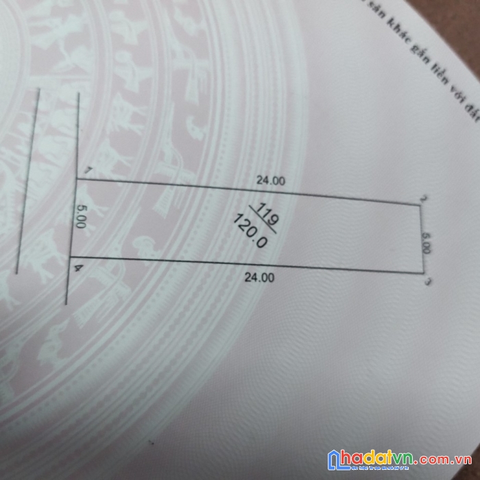 Cc bán 120m2 thế trạch, mai đình, sóc sơn giá chỉ 1,x tr/m2