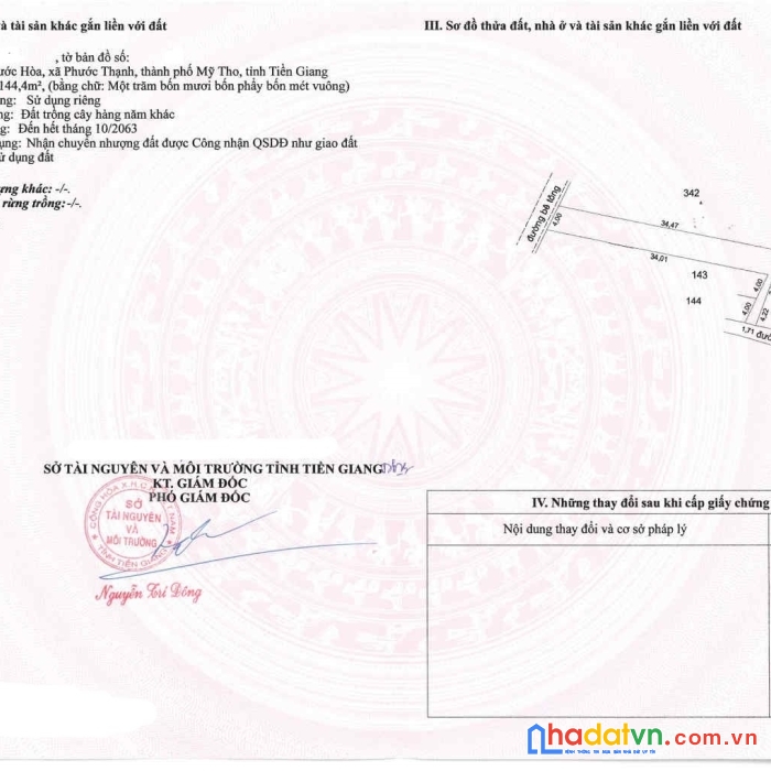 Cần bán lô đất vị trí đẹp tại tp mỹ tho tỉnh tiền giang