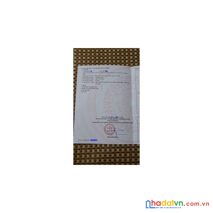 Chính chủ bán lô đất đẹp - hiếm - giá rẻ khu dân cư dịch vụ trang hạ - trang hạ - từ sơn - bắc ninh