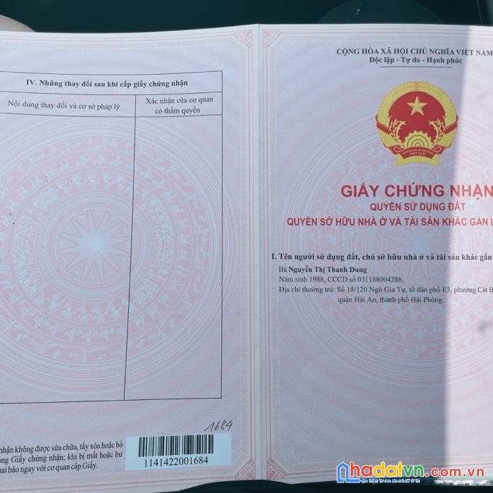 Cần bán nhà vị trí đẹp tại quận hải an tp hải phòng