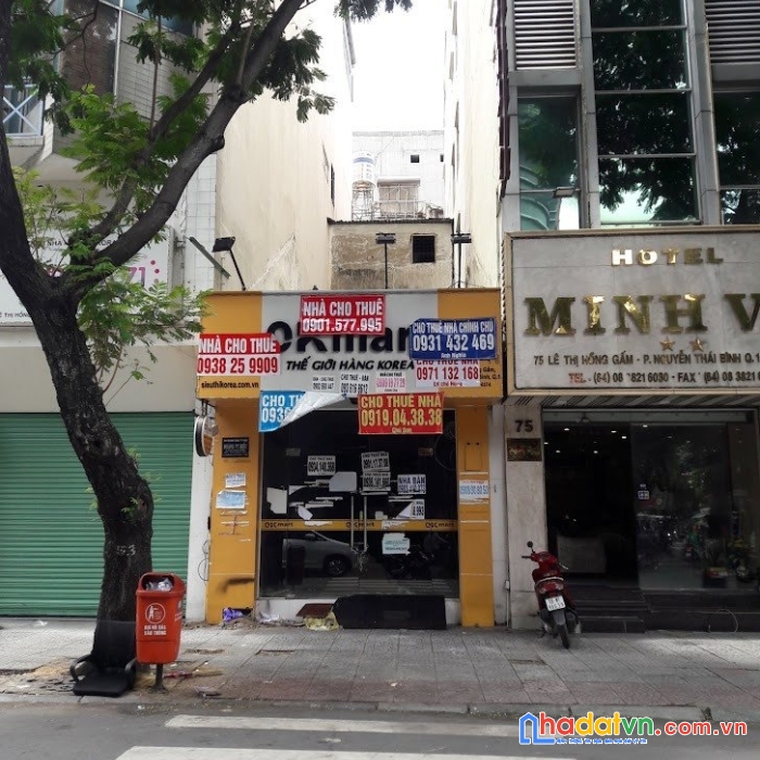 Mt 73 lê thị hồng gấm,p. nguyễn thái bình, quận 1, 4.3x24m, trệt 3 lầu