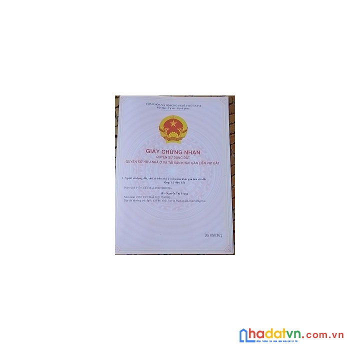 Chính chủ cần bán 2 lô đất đẹp huyện tân phú - tỉnh đồng nai.