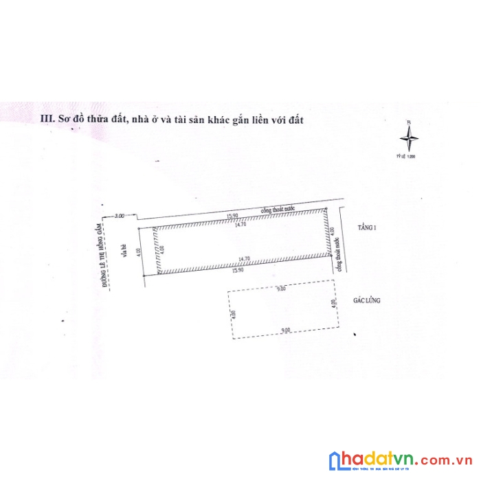 Nhà mt lê thị hồng gấm, 64m2, 5.x tỷ