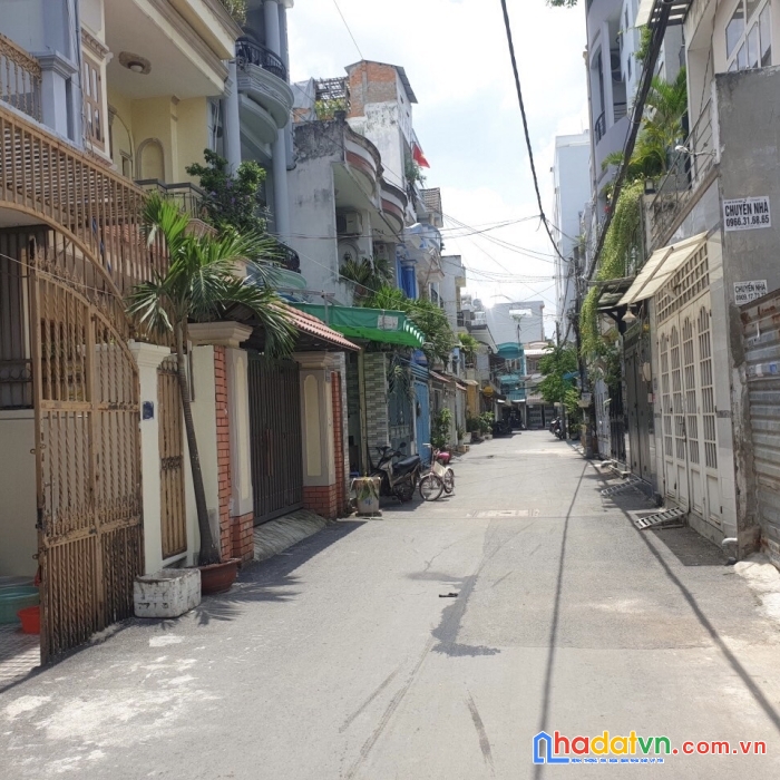 Bán nhà hẻm quang trung, gò vấp-75m2-4 tầng. xe hơi đậu cửa.