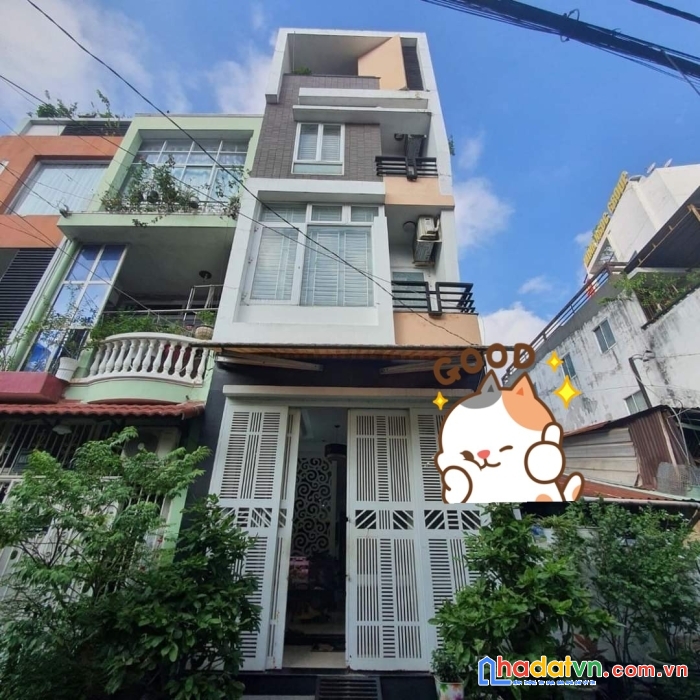 Giảm 200 tr, bán nhà 4 tầng hxh c30m gần vườn chuối q3, nhỉnh 7 tỷ