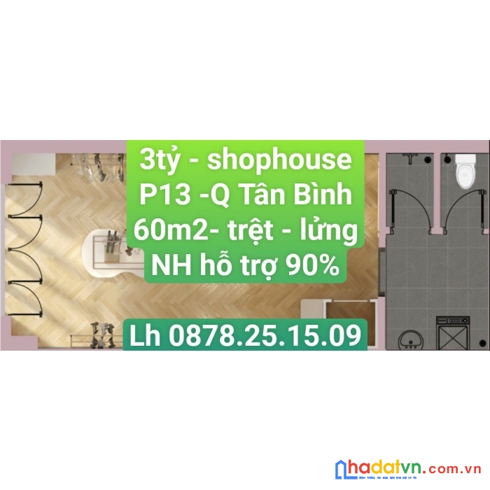 Bán shophouse tân bình giá chỉ 3ty,view sân bay, gaand q3,q10, bình tân