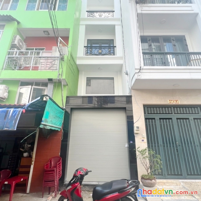 Nhà mới 5 tầng hẻm xe tải đường nguyễn chế nghĩa p12q8