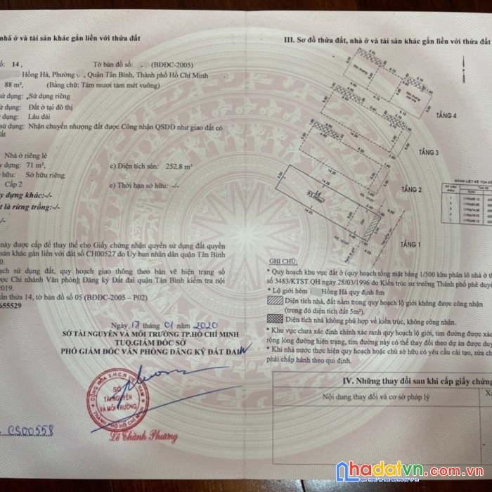 Bán nhà hẻm 8m hồng hà, p.2 , q.tân bình, tp.hcm