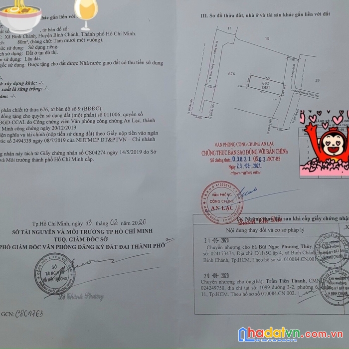 Chính chủ định cư mỹ  cần bán gấp 02 nền đã có sổ sẵn, công chứng ngay