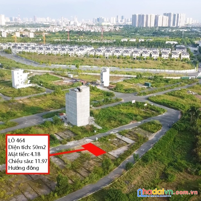 Siêu phẩm đất dịch vụ vân canh diện tích 50m2 mt 4.18m khu 25,2ha. gần công viên, vị trí cực đỉnh