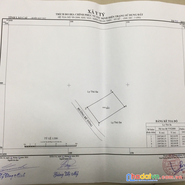 Bán mảnh đất siêu hot tại choản thèn - y tý. lô đất đón sóng quy hoạch mở  đường và khởi công sân