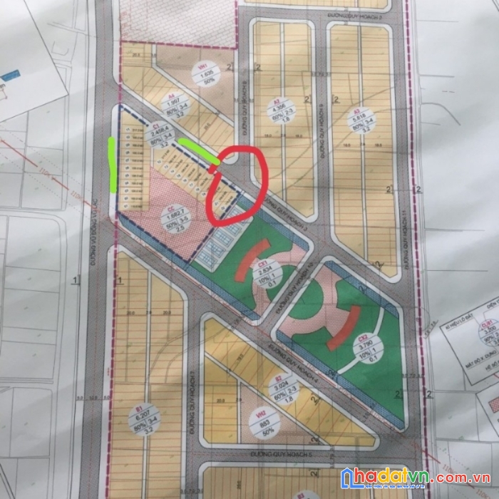 Chính chủ cần bán lô đất mặt tiền vị trí đẹp tại thái bình