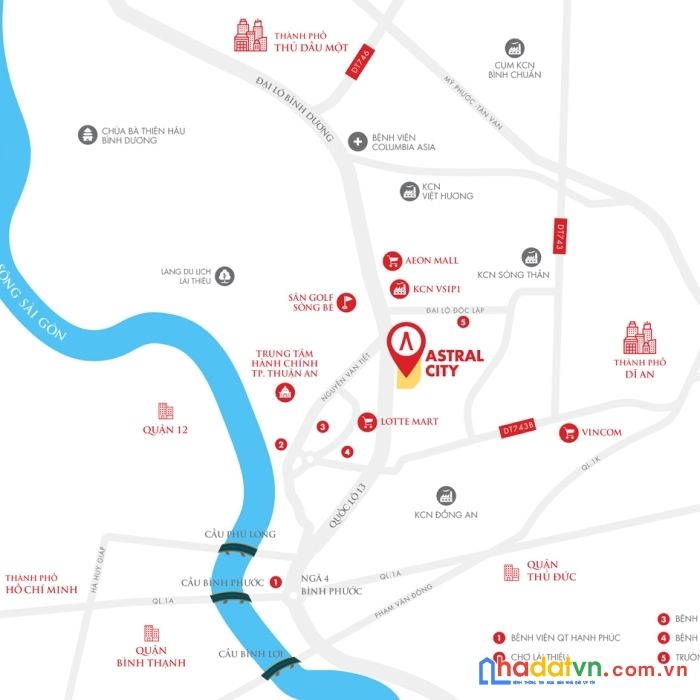 Astral city thuận an, bán căn hộ cao cấp phức hợp trung tâm thương mại astral city - chất lượng