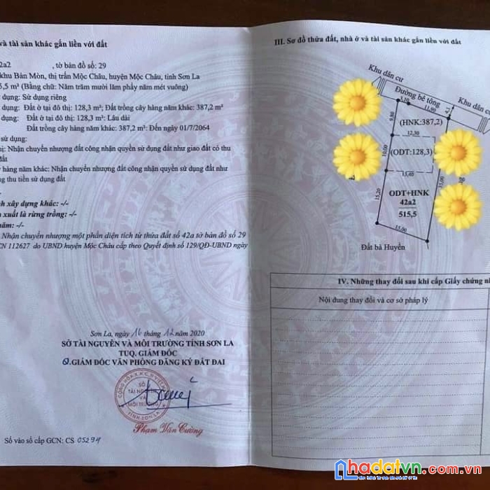 Bán đất mộc châu - mảnh đất view đồi, núi tháng đẹp gần nhiều biệt thự và resort