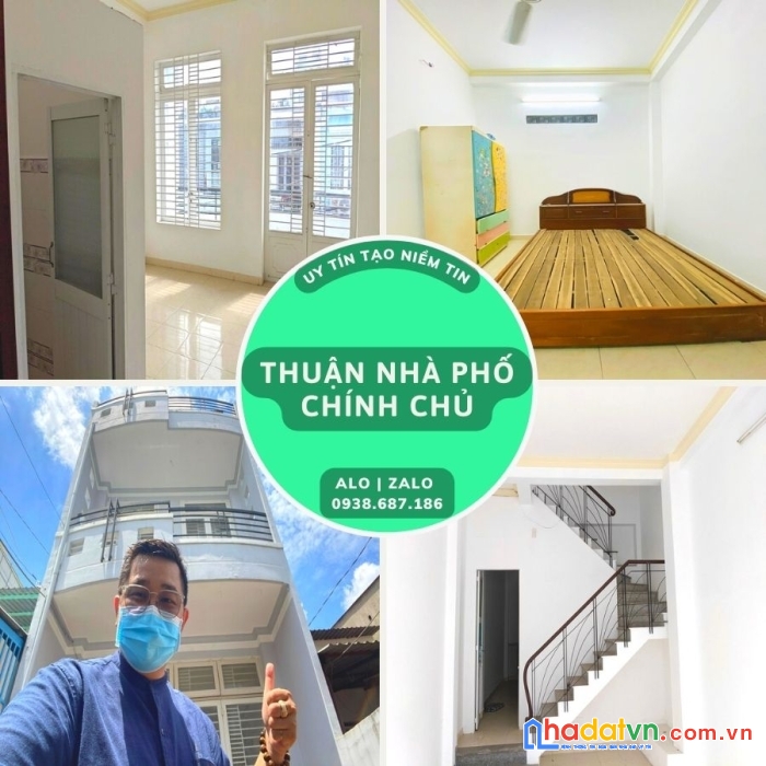 Nhà bán gò vấp_emart phan văn trị_64m2_3 tầng btct_4 pn_oto đỗ cửa