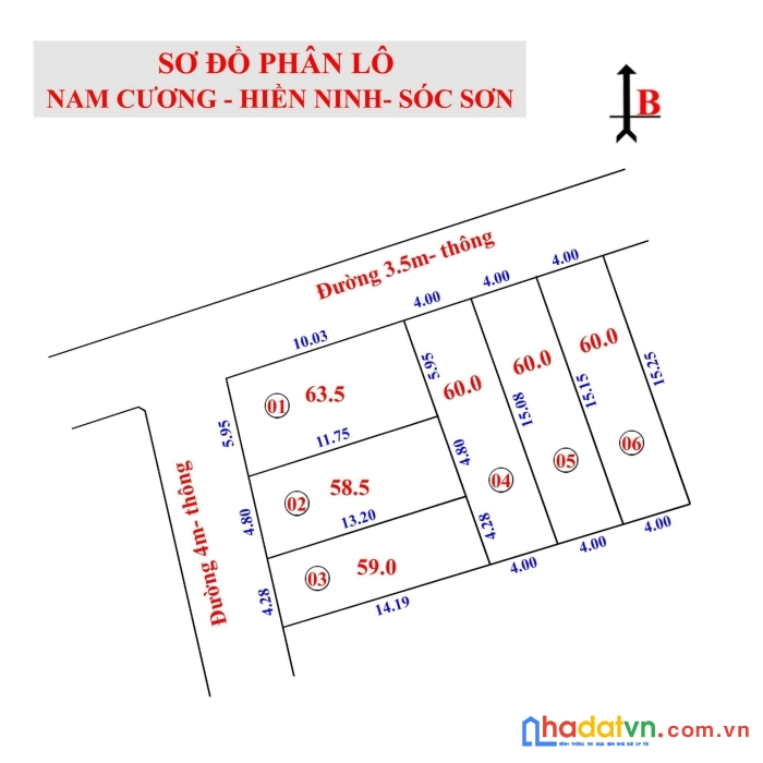 Bán hàng f0 3 lô nam cương giá chỉ 900tr đường thông thoáng full thổ cư.