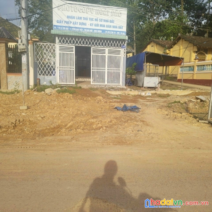 Bán đất hai mặt tiền đường lê chí dân,tương bình hiệp ,thủ dầu một,bình dương